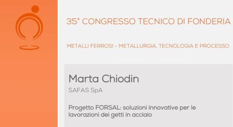 Intervento Chiodin 35-esimo Congresso Tecnico di Fonderia 16.11.2020